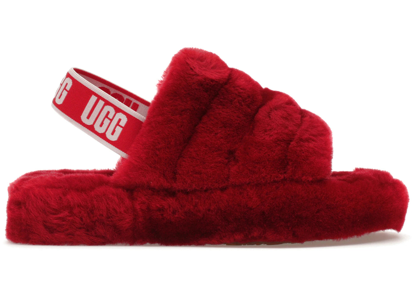 UGG Fluff Yeah Slide Ribbon Red (Kids)