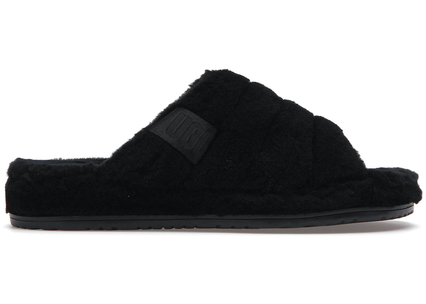 UGG Fluff You Slide Black