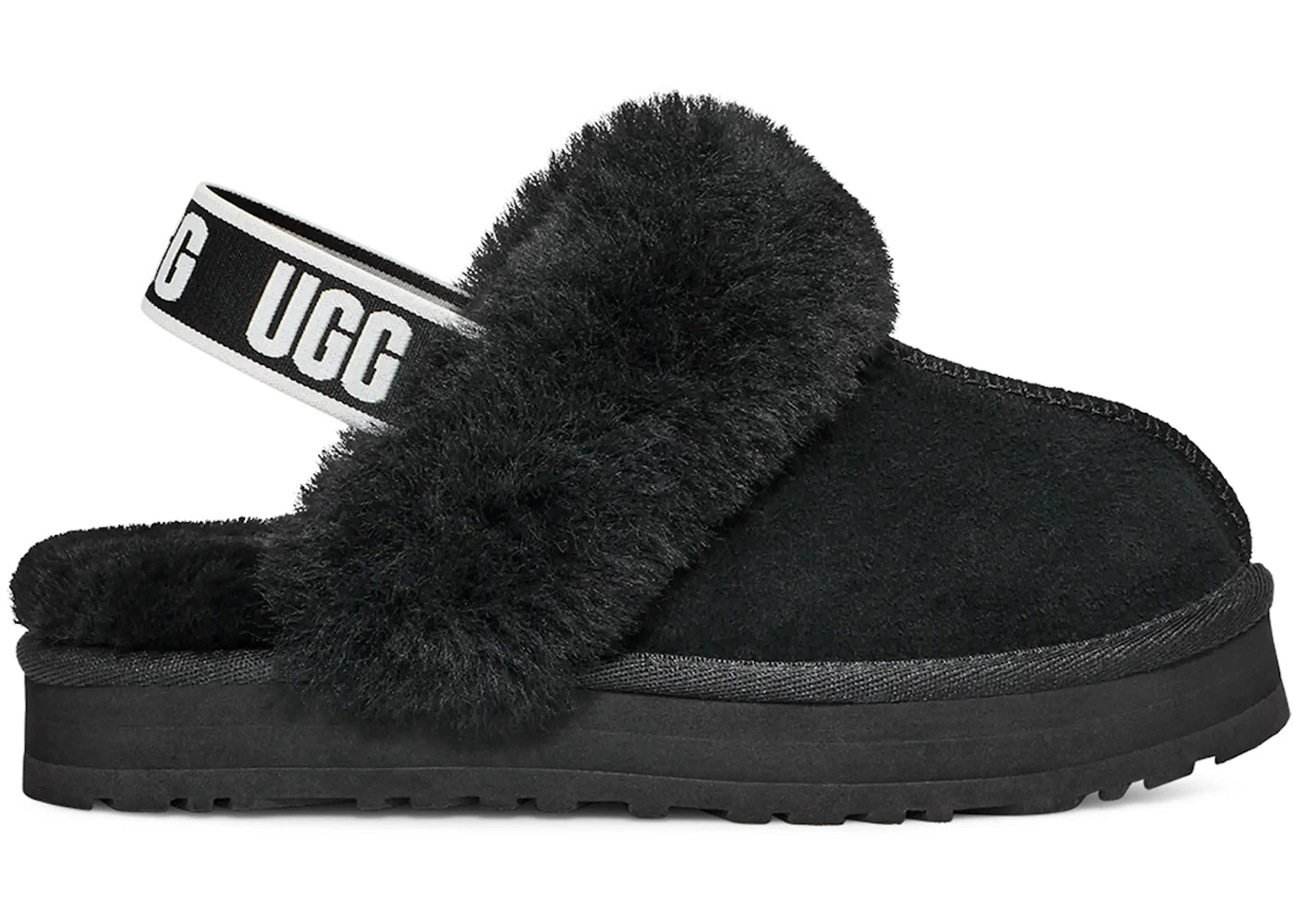 UGG Funkette Slipper Black (Kids)