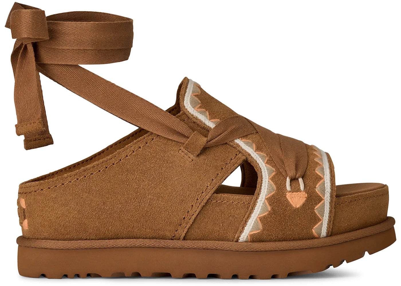 UGG Goldenstar Hi Artistitch Slide Chestnut Multi (Women's)