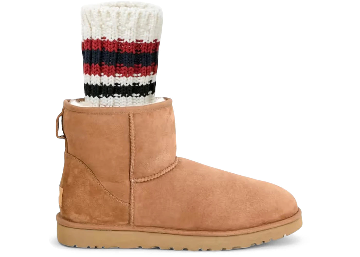 UGG Knit Classic Short II Boot sacai Chestnut (Women's)