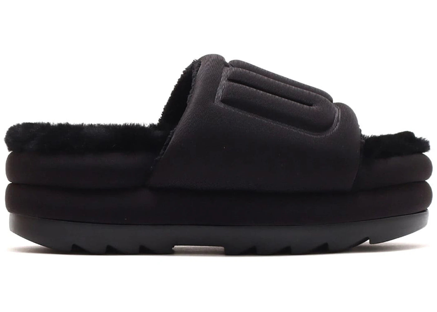 UGG Maxi Graphic Slide Black (Women's)