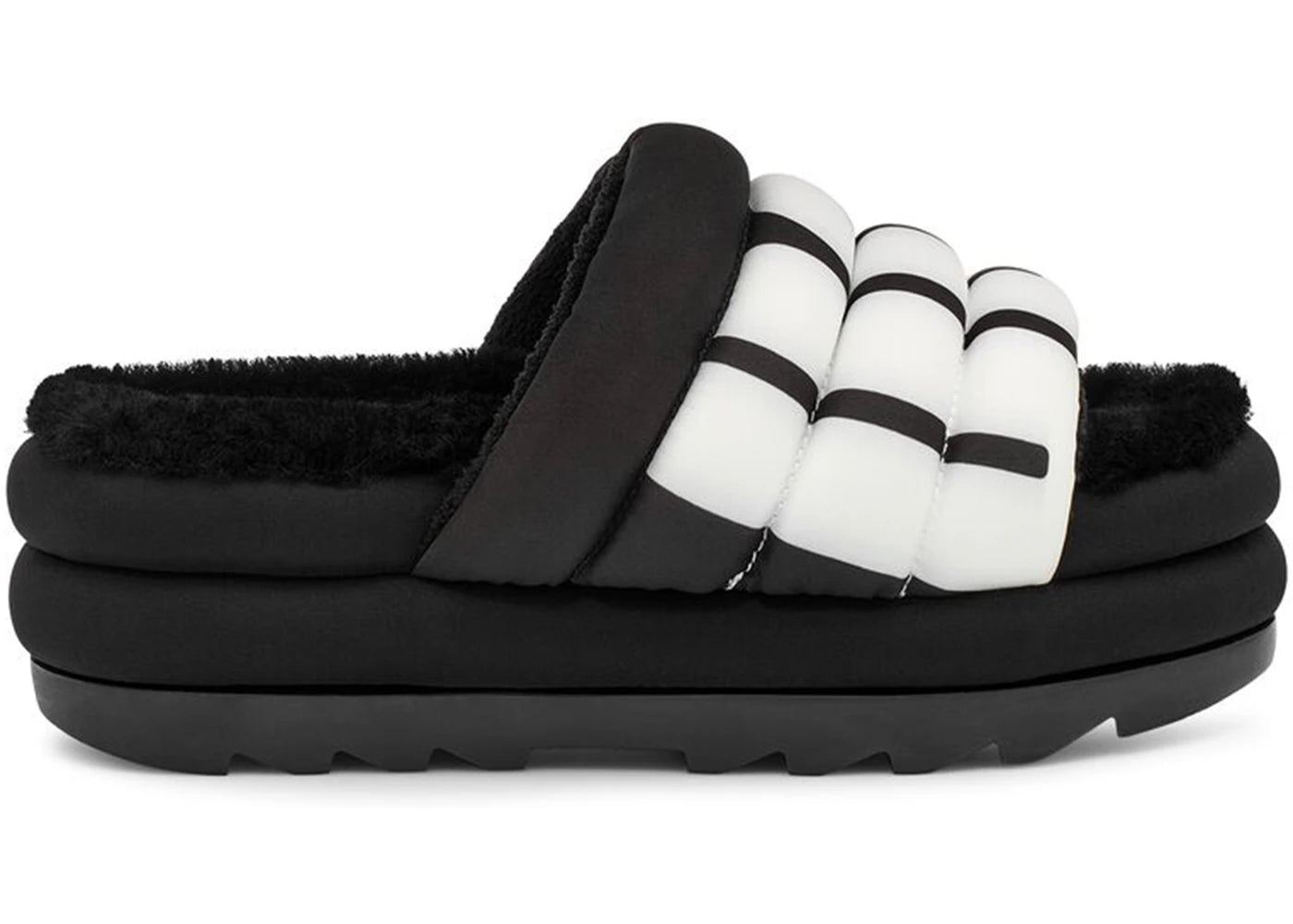 UGG Maxi Slide Logo Black (Women's)