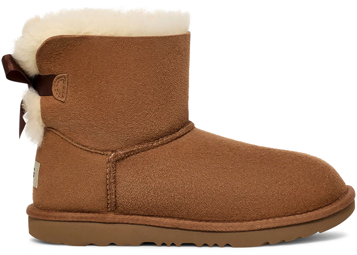 UGG Mini Bailey Bow II Boot Chestnut (Kids)