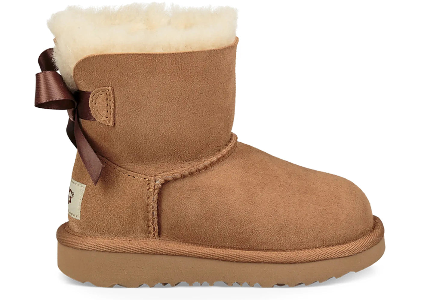 UGG Mini Bailey Bow II Boot Chestnut (Toddler)