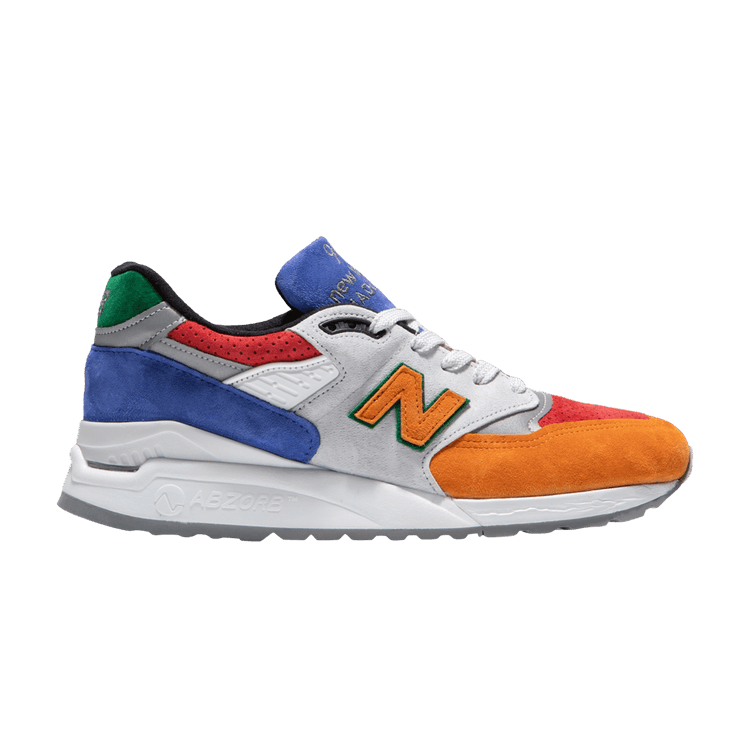 New Balance 998 Bodega Blue Green Red