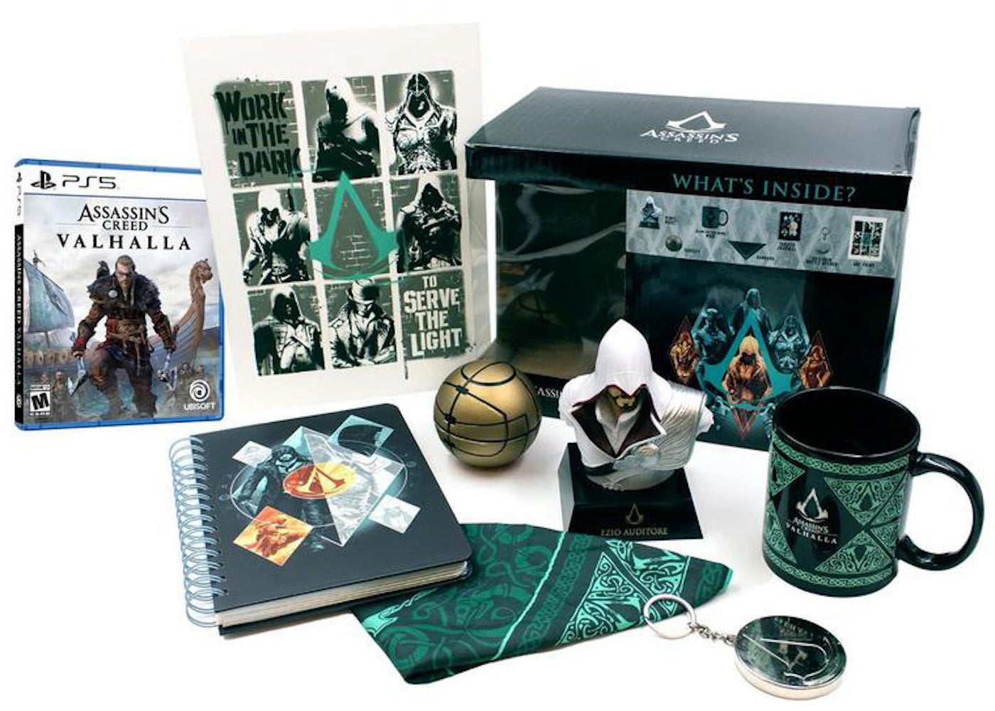 Ubisoft PS5 Assassin's Creed Valhalla Collector's Box Bundle Video Game