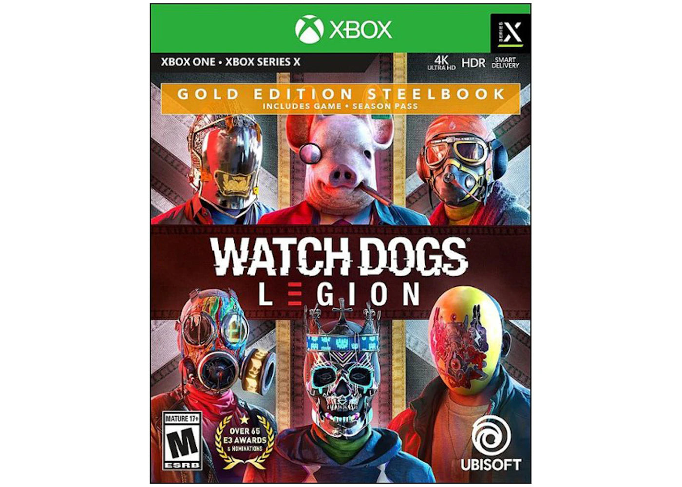 Ubisoft Xbox One/X Watch Dogs: Legion Gold Edition SteelBook UBP50422230