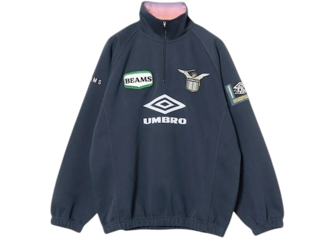 Umbro x LORENZ.OG x Beams Half Zip Sweatshirt Navy