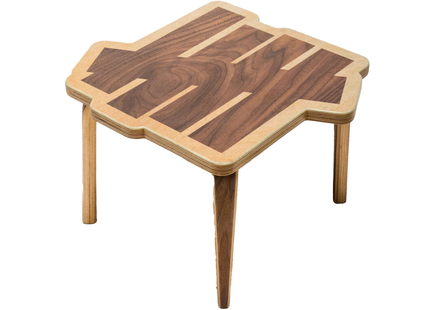 Undefeated x Modernica Side Table Natural/Walnut