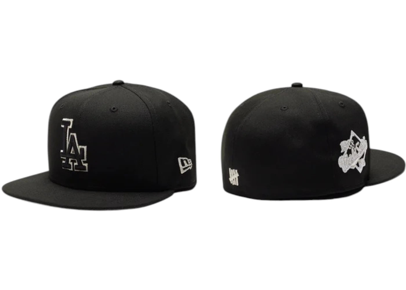 Undefeated x New Era Dodgers 59Fifty Fitted Cap Black