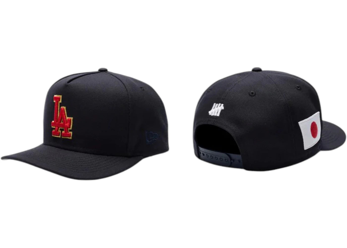 Undefeated x New Era Dodgers Japan 9Fifty AF Curve Cap Navy