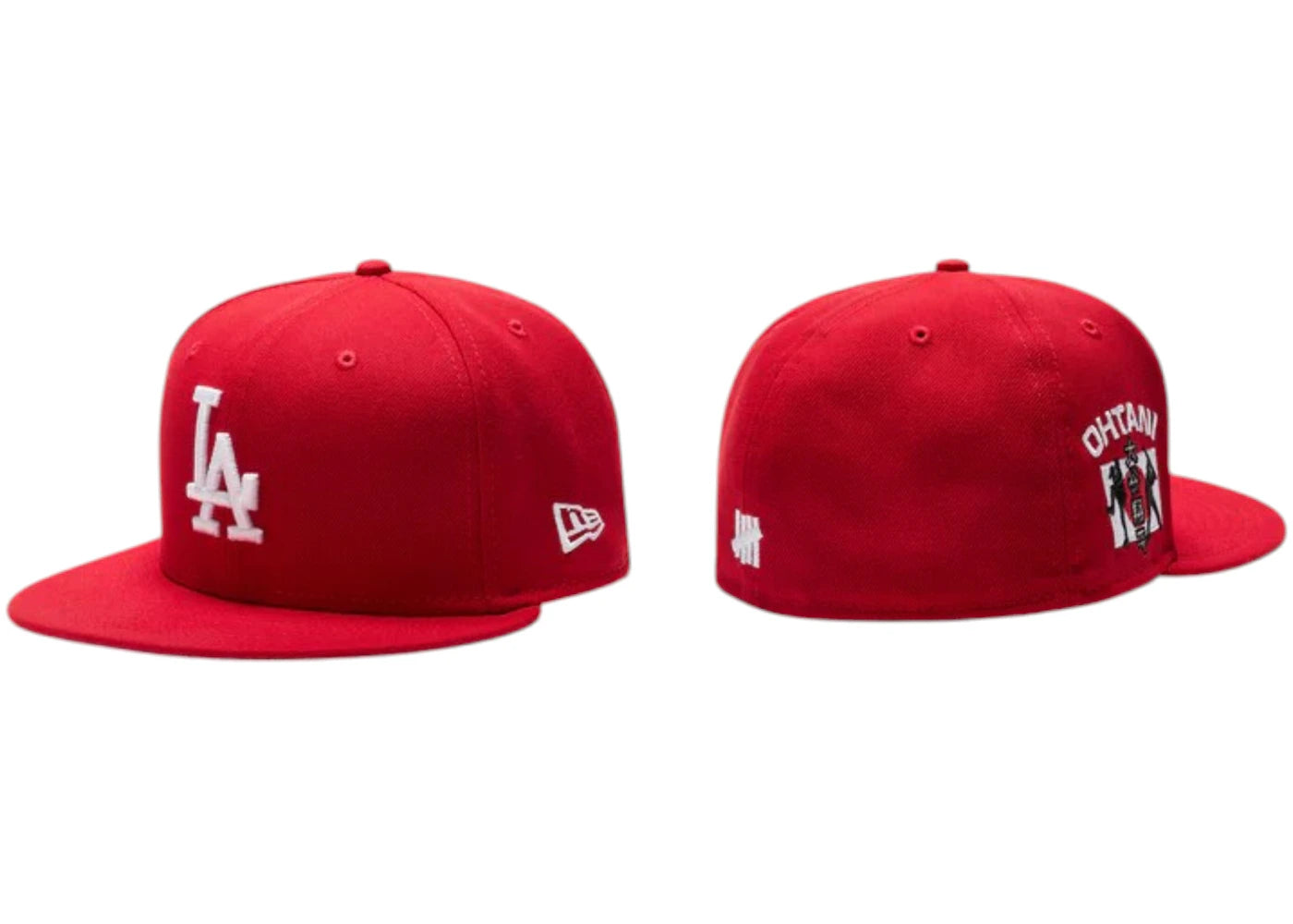 Undefeated x New Era Dodgers Ohtani 59Fifty Fitted Cap Red