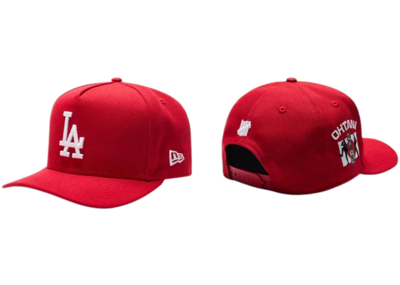 Undefeated x New Era Dodgers Ohtani 9Fifty AF Curve Cap Red