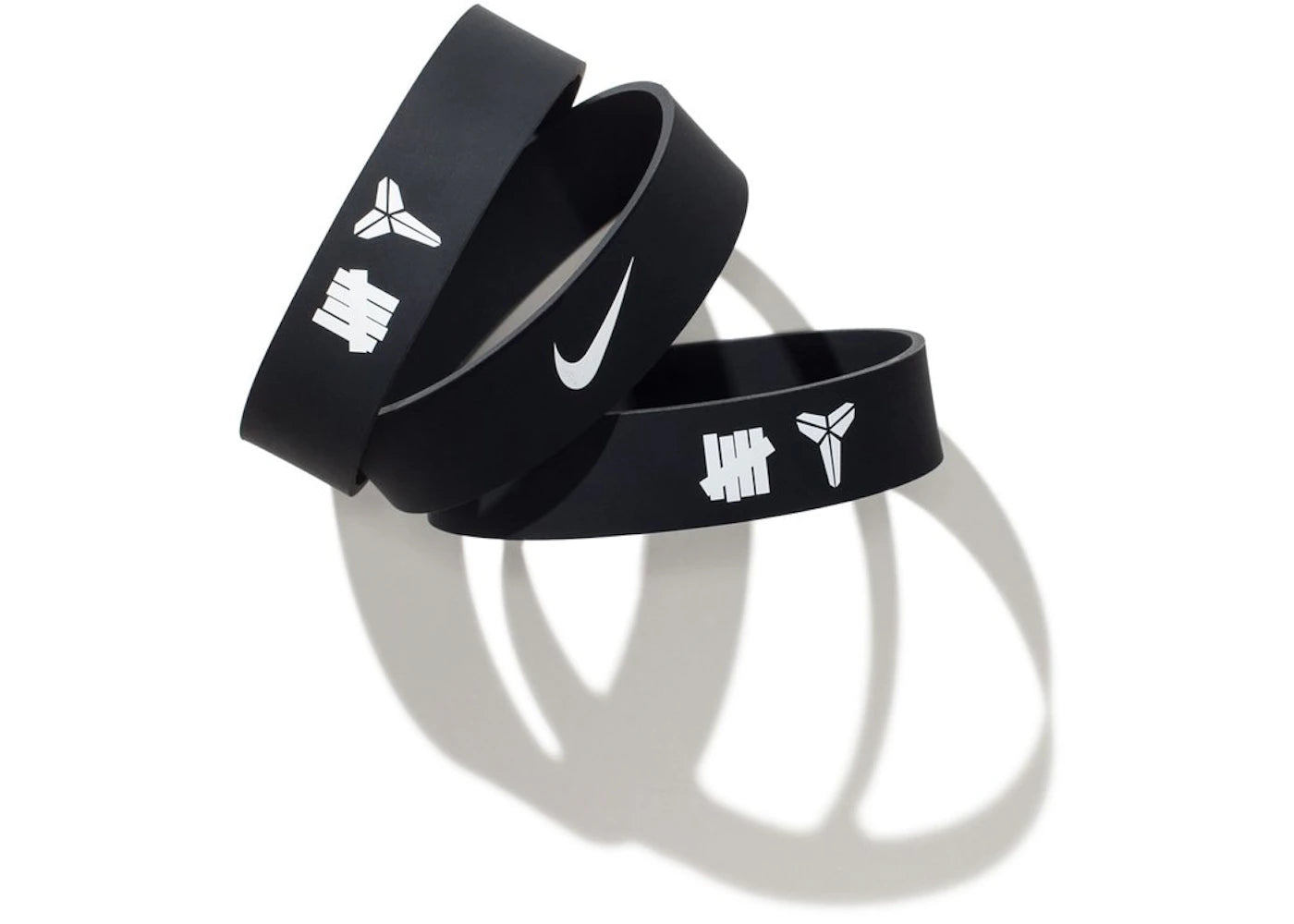 Undefeated x Nike x Kobe (2 Pack) Baller Bands Black