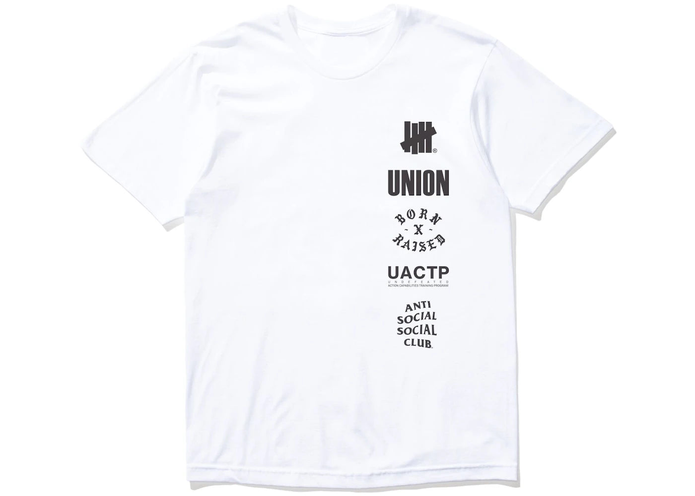 Undefeated x UACTP x Union x Born X Raised x ASSC Toy Drive Tee White