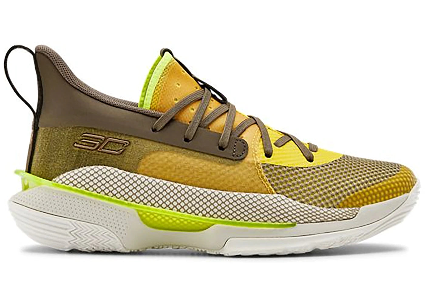 Under Armour Curry 7 Zeppelin Yellow (GS)