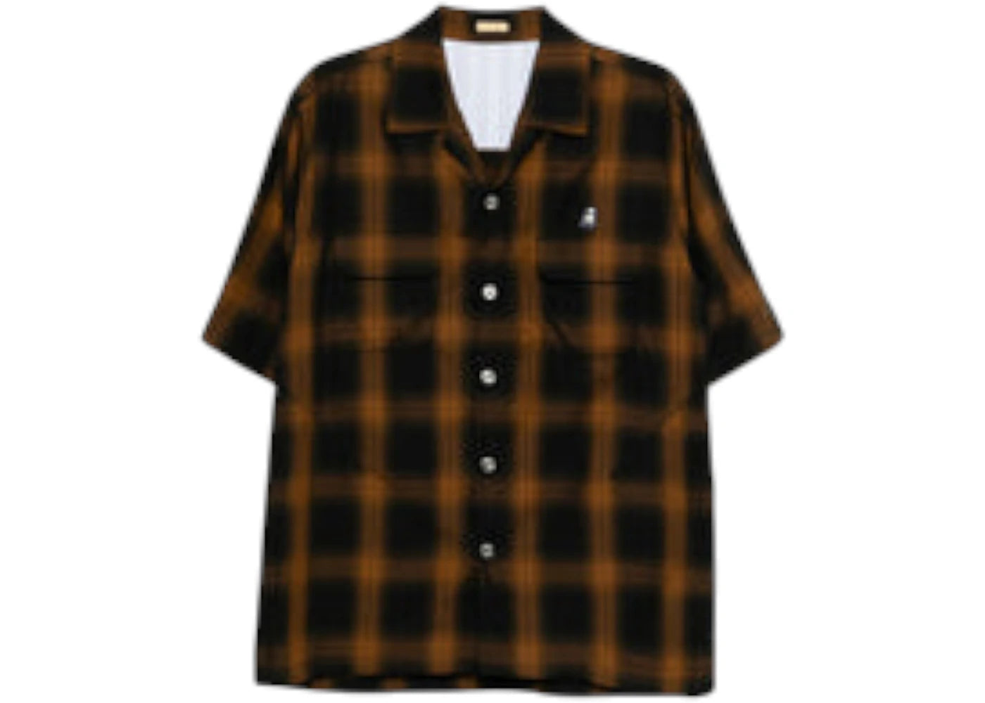 Undercover Button Up Shirt Orange Ck