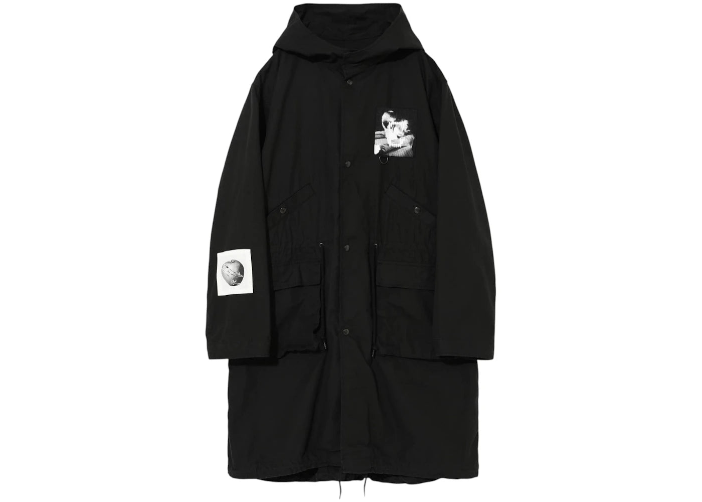 Undercover Cotton Coat Black