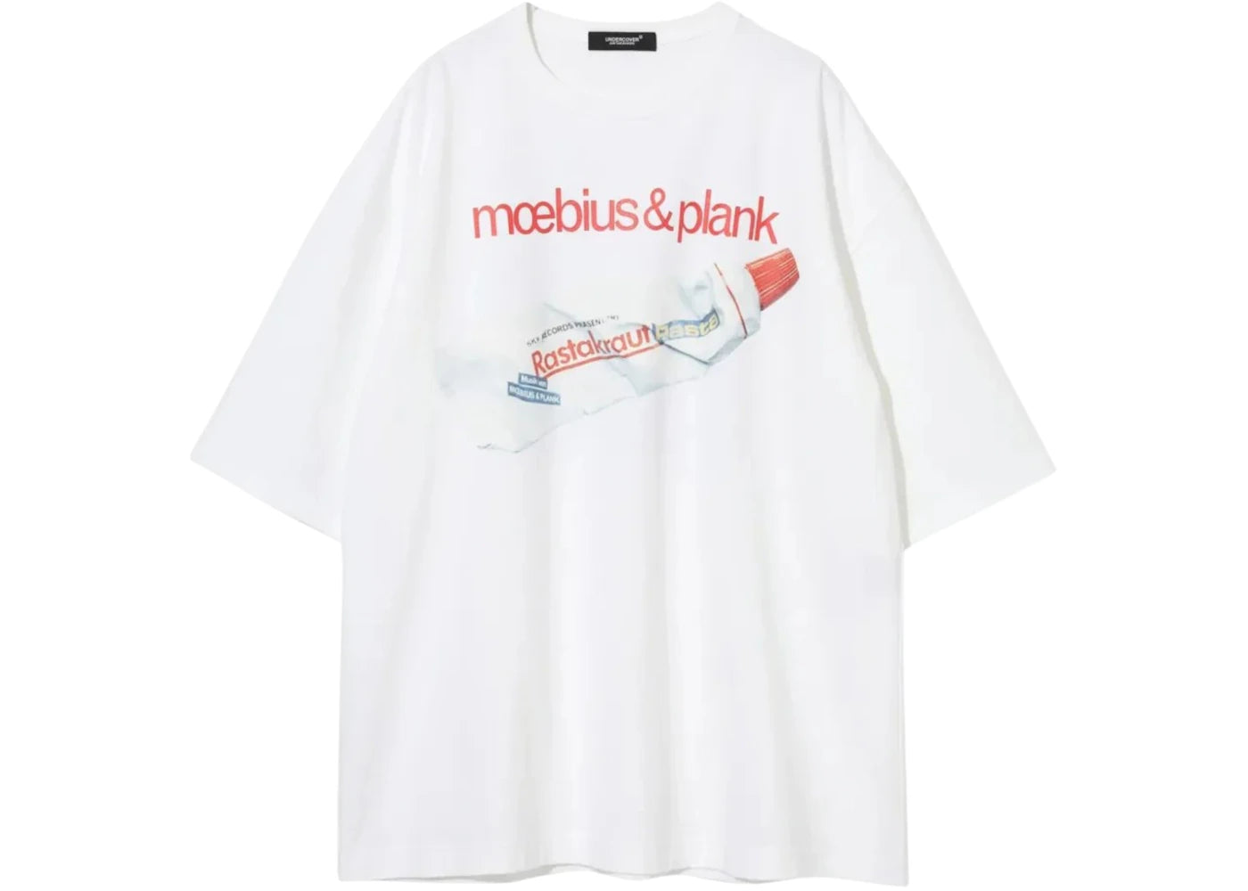 Undercover Straight Hem Round Neck C/S T-shirt White