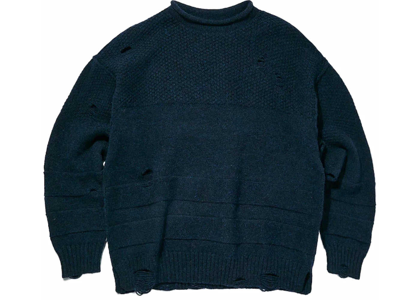 Union x J.Crew Rollneck Knit Sweater Midnight Blue