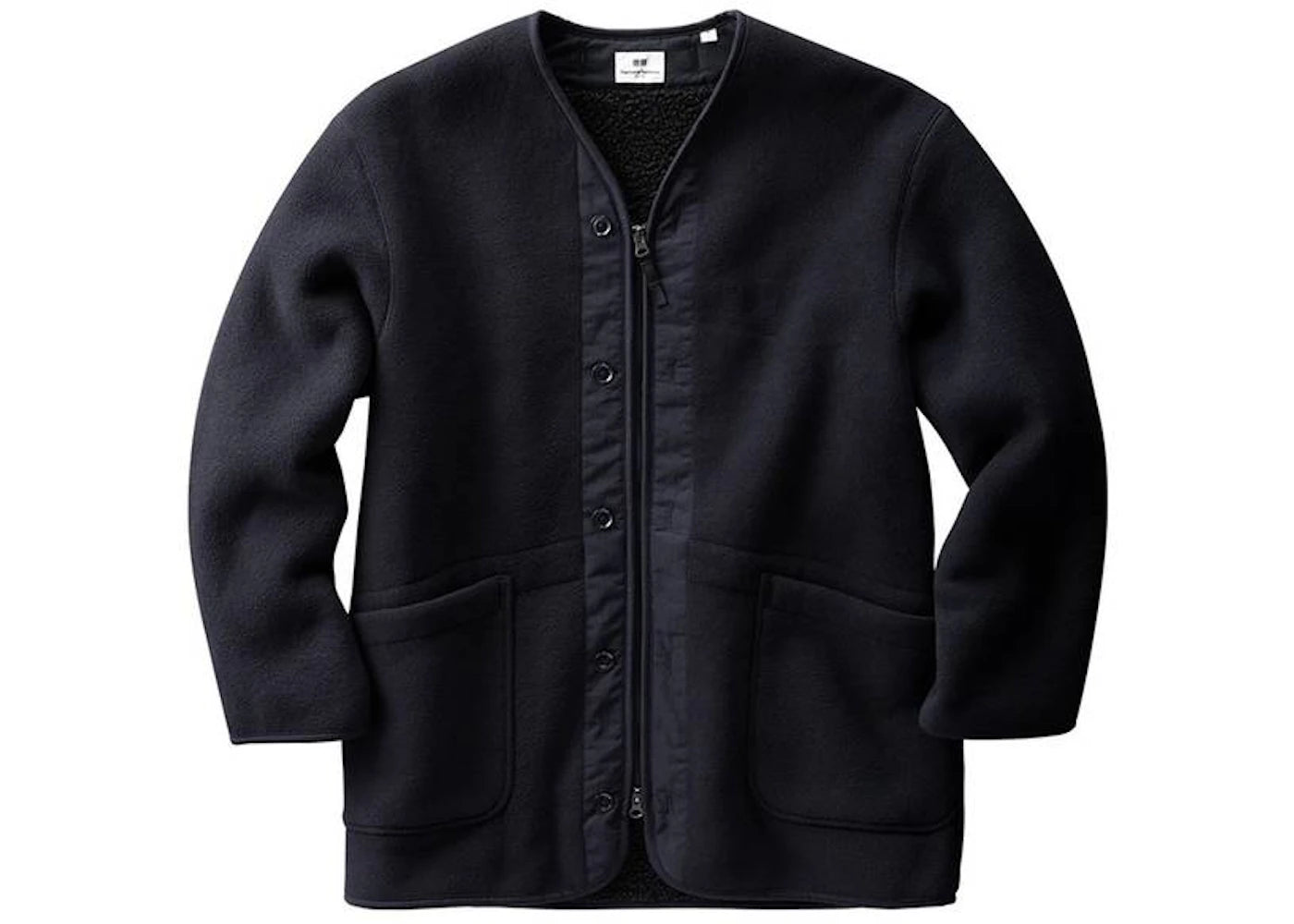 Uniqlo x Engineered Garments Fleece Collarless Coat (US Sizing) Navy