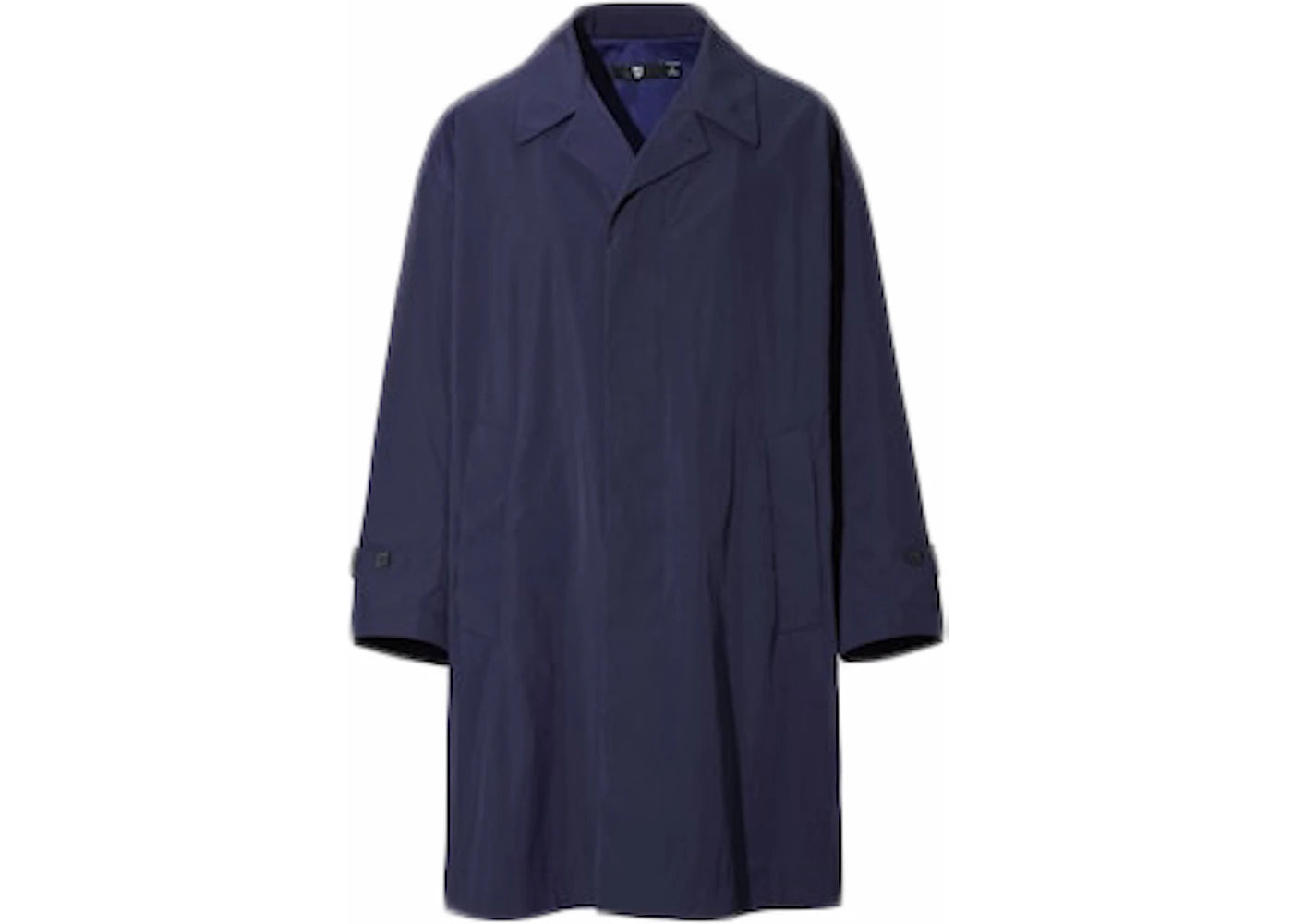 Uniqlo x Jil Sander Single Breasted Oversized Coat Navy