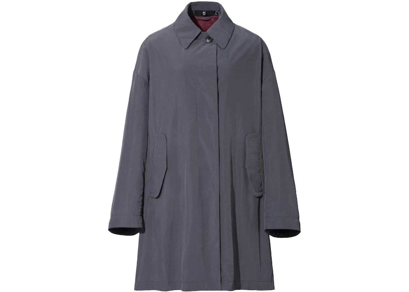 Uniqlo x Jil Sander Womens Oversized Light Coat Dark Grey