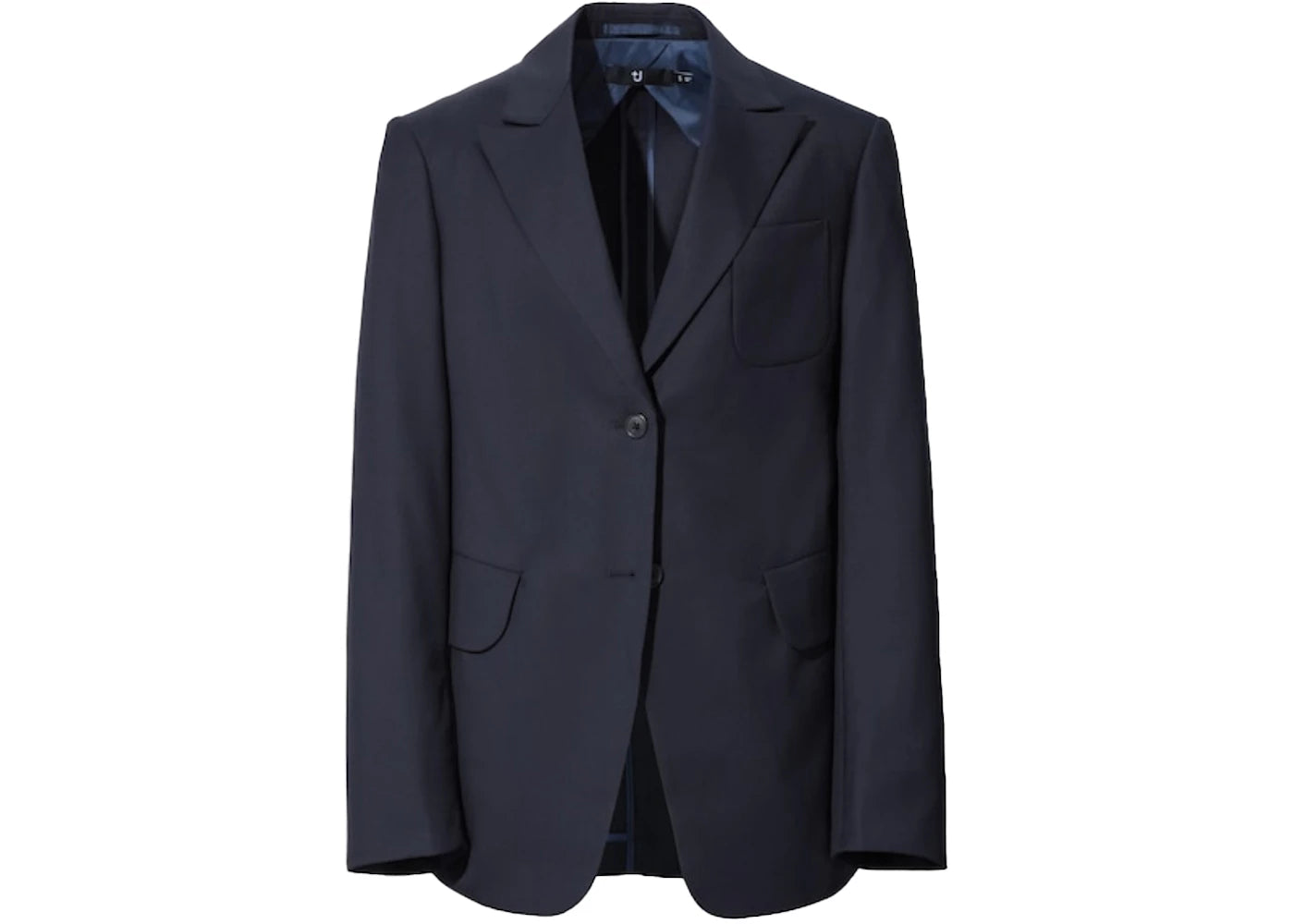 Uniqlo x Jil Sander Womens Wool Tailored Jacket Navy