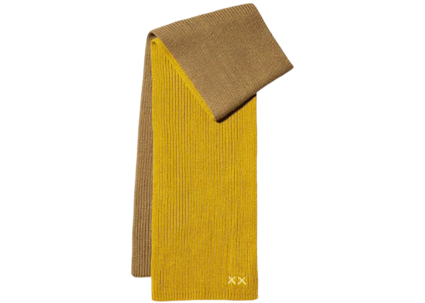 Uniqlo x KAWS Heat Tech Knitted Scarf Yellow
