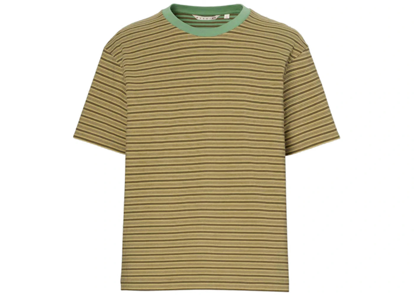 Uniqlo x MARNI Border Crewneck T-Shirt Green