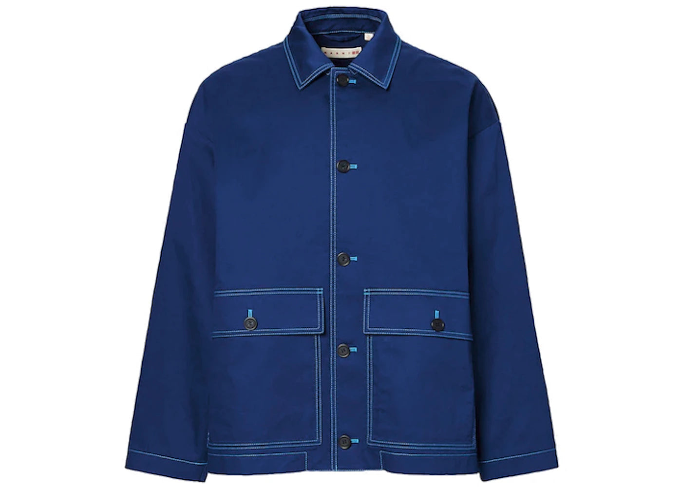 Uniqlo x MARNI Oversized Utility Jacket Blue