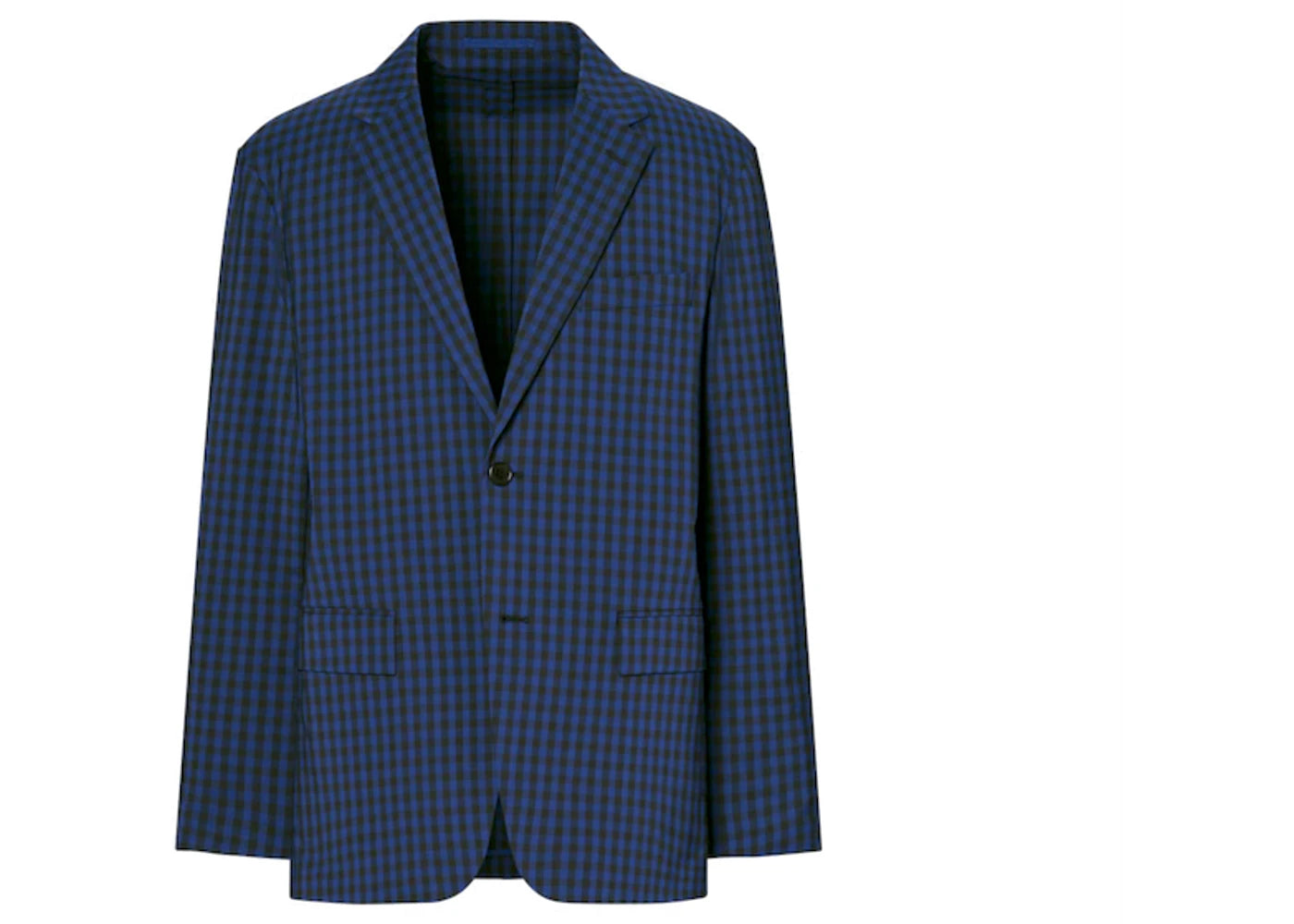 Uniqlo x MARNI Tailored Check Jacket Blue