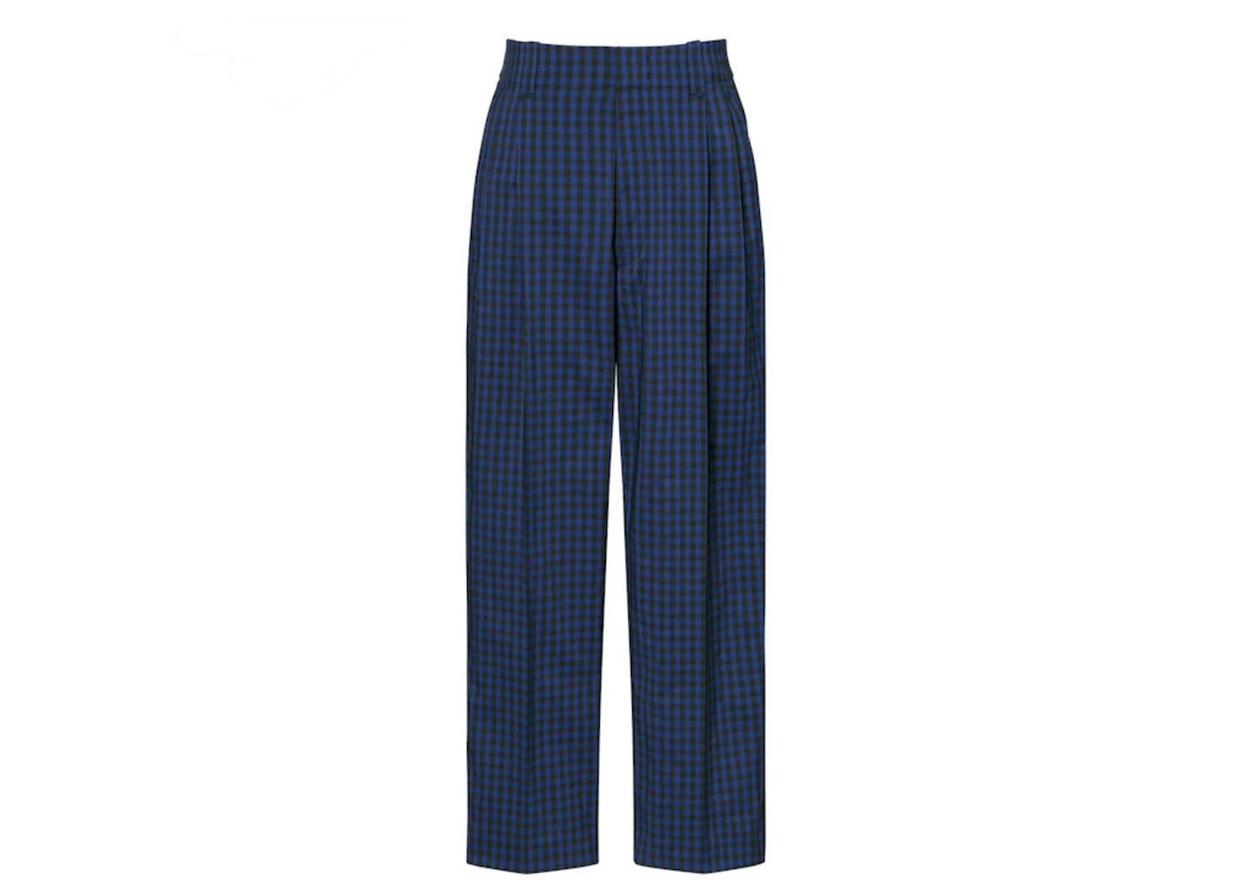 Uniqlo x MARNI Wide Fit Check Tuck Pants (Asia Sizing) Blue