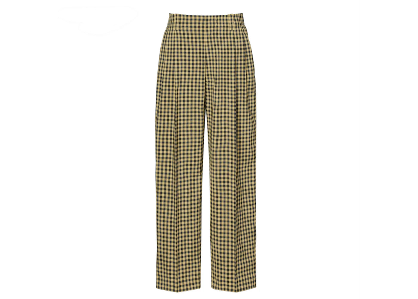 Uniqlo x MARNI Wide Fit Check Tuck Pants (Asia Sizing) Yellow