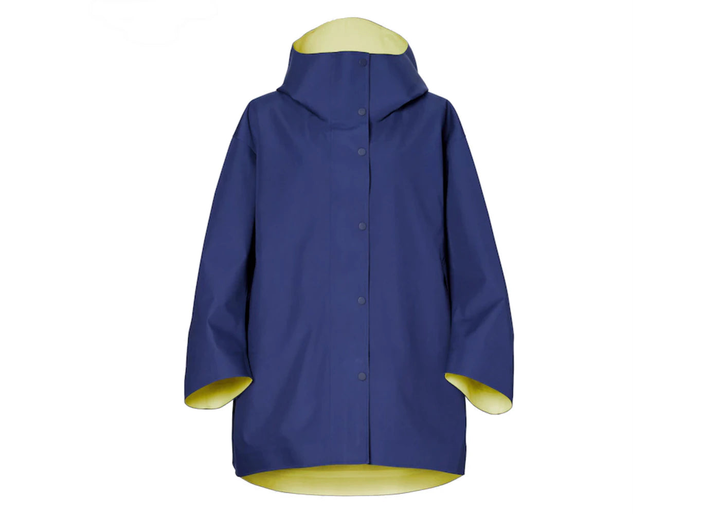 Uniqlo x MARNI Women's Block Teck Half Coat (Asia Sizing) Navy