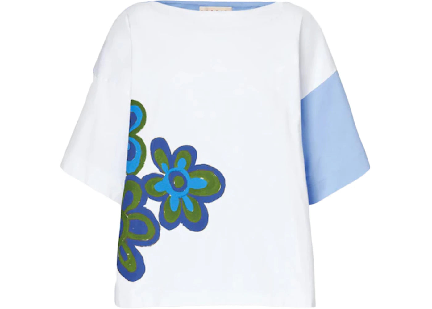Uniqlo x MARNI Women's Oversized Boxy T-Shirt (Asia Sizing) Blue