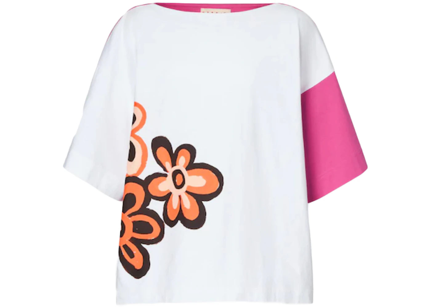 Uniqlo x MARNI Women's Oversized Boxy T-Shirt (Asia Sizing) Pink