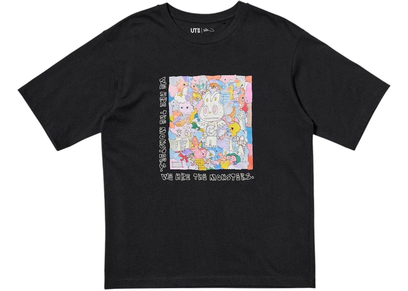 Uniqlo x POP MART THE MONSTERS Women's UT Graphic T-Shirt Black
