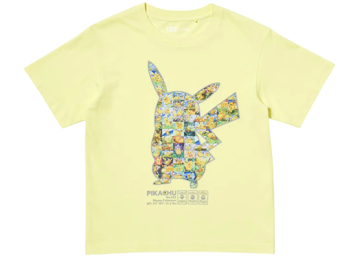 Uniqlo x Pokemon Kids UT Graphic T-Shirt Yellow