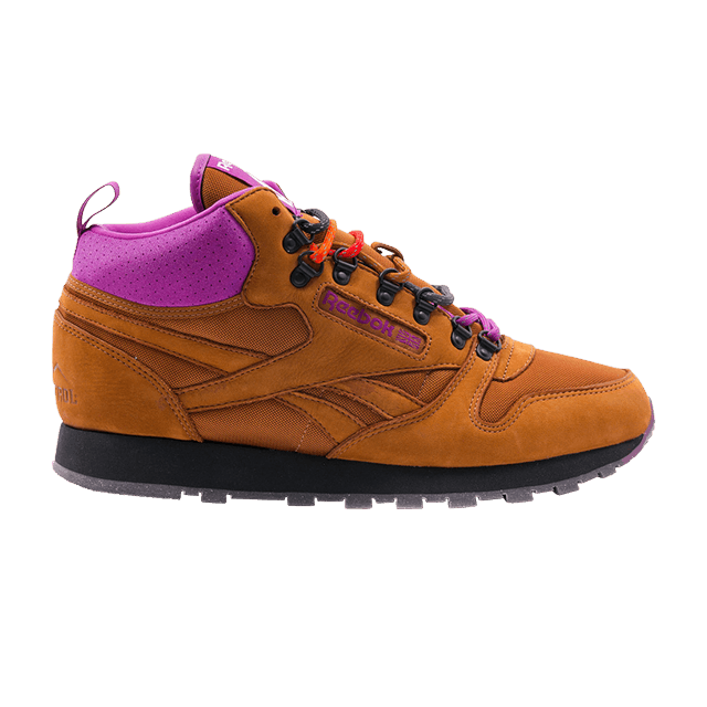 Reebok Classic Leather Mid Footpatrol Brown Pink