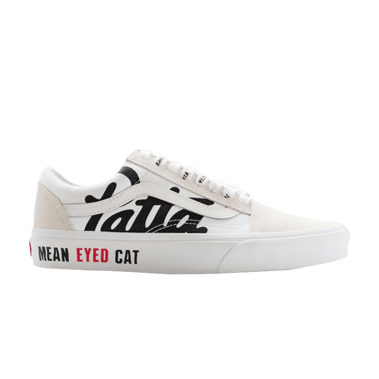 Vans Old Skool Patta Mean Eyed Cat White