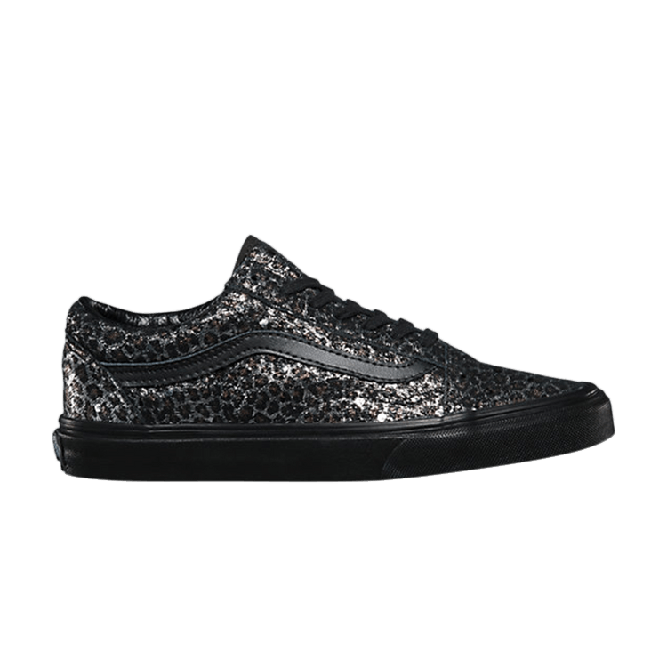 Vans Old Skool Black/Metallic Leopard