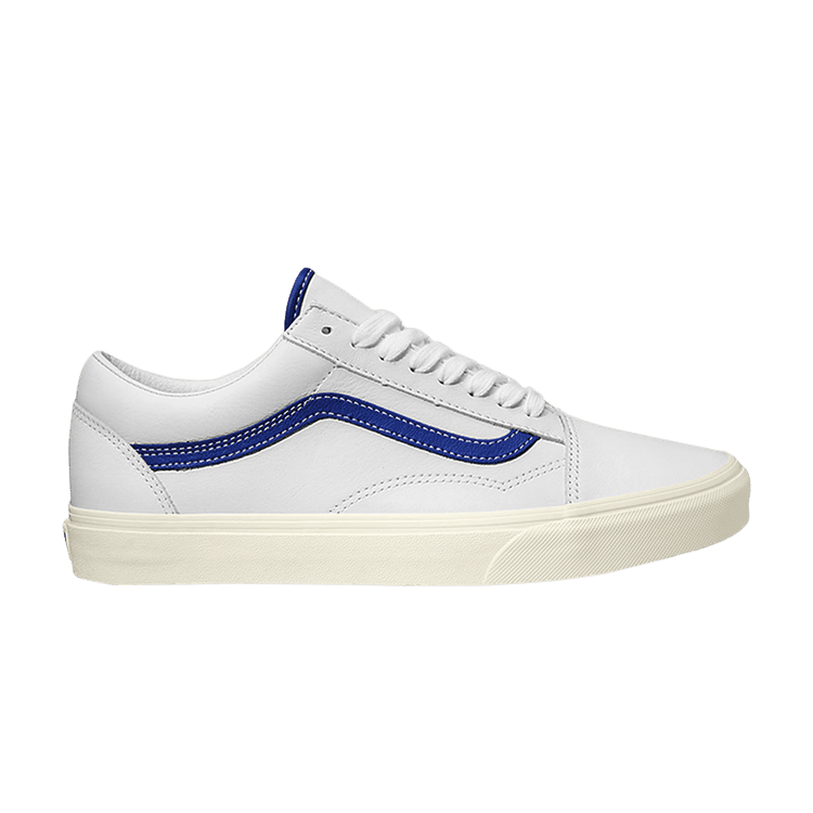 Vans Old Skool Leather White Blue