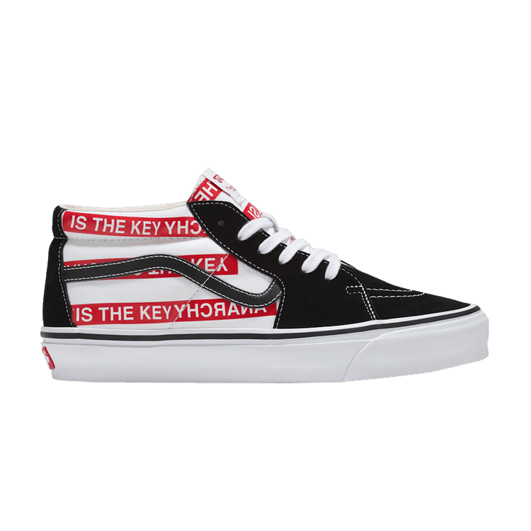 Vans OTW Sk8-Mid 83 Premium Undercover Anarchy is the Key Red
