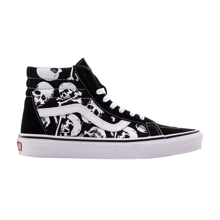 Vans Sk8-Hi Skulls Black White (2018)