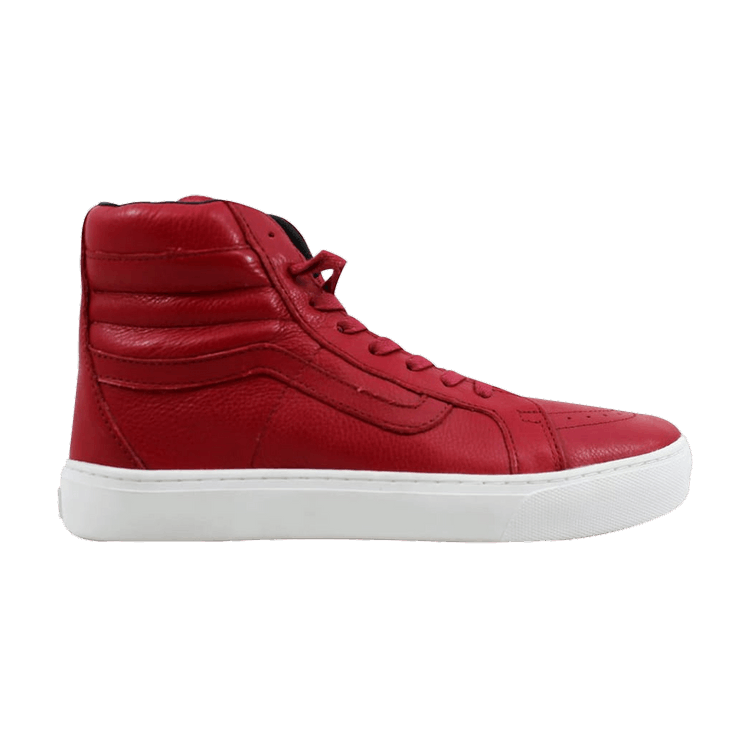 Vans Sk8 Hi Cup Red Leather