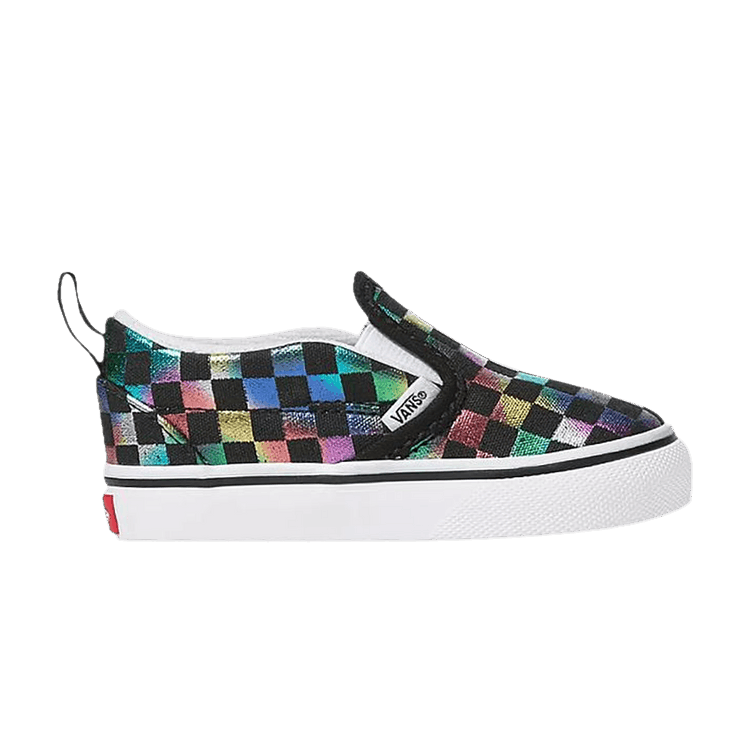 Vans Slip-On V Iridescent Check Black (TD)