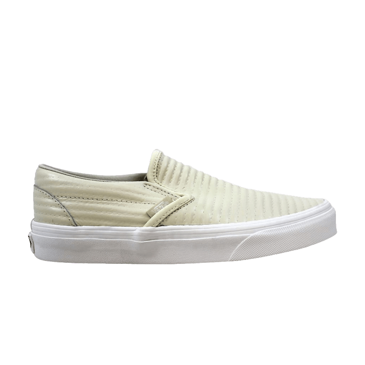 Vans Classic Slip On Moto Leather Birch