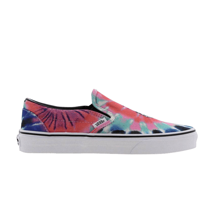 Vans Classic Slip-On Tie-Dye Skeleton Rose